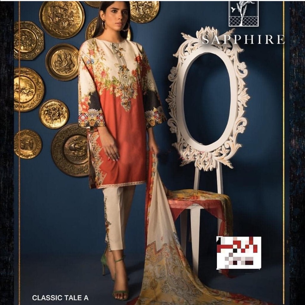 Lawn Collection Pakistani shalwar